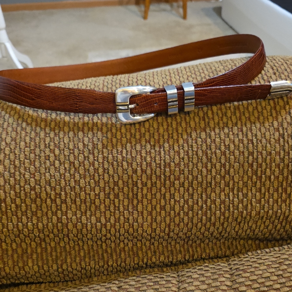 Johnston & Murphy Tan Leather Belt